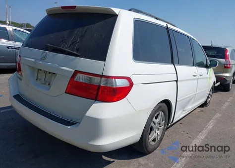 2007 Honda Odyssey Ex-L from USA, damaged, VIN 5FNRL38737B103345